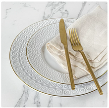 Sofia Home 4 Pack White Stoneware Dinner Plates by Sofia Vergara