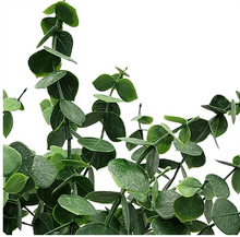 Mainstays 14in Indoor Artificial Eucalyptus Leaves Pick, Green Color. Weight 0.14lb, Pot Not Included.