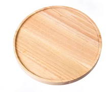 Soporte para pastel Better Homes & Gardens de madera de caucho, 31,8 cm de diámetro x 12,7 cm de alto, 1,8 kg, color madera natural