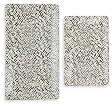 Thyme & Table r Stoneware Serve Platte2-Piece Set, Dot