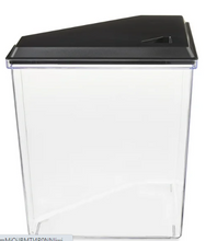 Acuario de plástico Aqua Culture de 1 galón con accesorios, negro, 25,7 cm de largo x 17,2 cm de ancho x 20,6 cm de alto