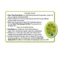 TetraPond Pond Sticks, 1.72 libras, alimento para peces de estanque, para peces dorados y koalas.