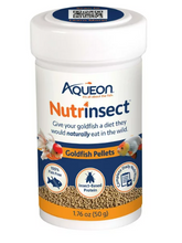 Aqueon Nutrinsect Fish-Free Fish Food Goldfish Pellets 1.76 oz