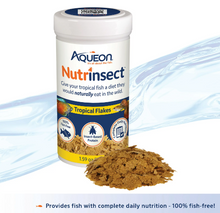 Aqueon Nutrinsect Fish-Free Fish Food Tropical Flakes 1.59 oz