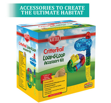 Kaytee Critter-Trail Fun-nel Loop-D-Loop Accessory Kit Small Animal Habitat Tubes