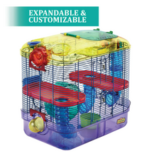 Kaytee Critter Trail Hábitat de dos niveles para hámsteres enanos, jerbos o ratones domésticos