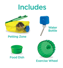 Kaytee Critter Trail Hábitat de dos niveles para hámsteres enanos, jerbos o ratones domésticos