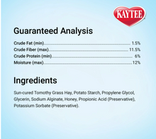 Kaytee Forti-Diet Timothy Treat Chew-A-Bowl para animales pequeños