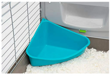 Bandeja sanitaria esquinera Lixit para hurones, conejos, ratas, cobayas y otros animales pequeños