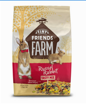 Conejo Russell de Tiny Friends Farm, alimento de 2,5 kg