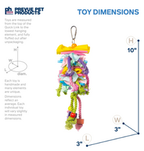 Prevue Pet Products Short Stack Preen & Pacify Bird Toy
