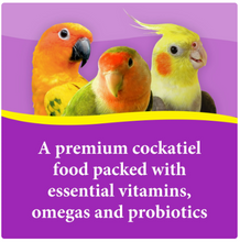 3-D Pet Products Premium Cockatiel Mix Bird Food Seeds, with Probiotics, 9 lb. Bag