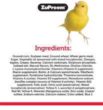 Pellets de alimento para aves Zupreem® Fruitblend® con sabores naturales