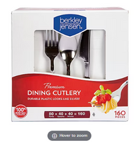 Berkley Jensen Premium Cutlery Set, 160 ct.