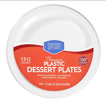 Berkley Jensen 7" White Plastic Dessert Plates, 130 ct