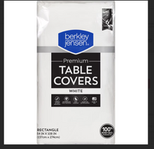 Berkley Jensen White Tablecover, 6 ct.