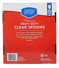 Berkley Jensen Plastic Spoons, 300 ct. - Clear