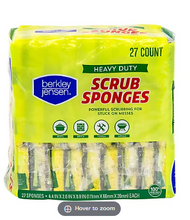 Berkley Jensen Heavy Duty Cellulose Scrub Sponges, 27 ct.