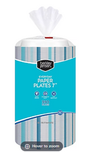 Platos de papel Berkley Jensen Everyday de 7 pulgadas, 330 unidades.