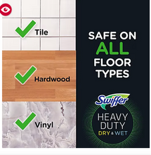 Swiffer Sweeper Heavy Duty Dry Multi-Surface Cloth Refills, 50 ct.