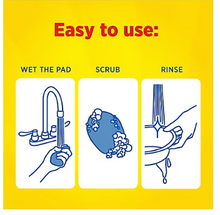 Estropajos de lana de acero SOS, 50 unidades