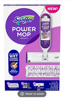 Swiffer PowerMop Multi-Surface Floor Mop Kit, Lavender Scent