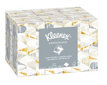 Toallas de mano profesionales Kleenex, paquete de 6 unidades.