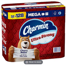 Papel higiénico Charmin Ultra Strong Mega Roll, 32 unidades.