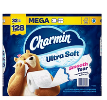 Papel higiénico Charmin Ultra Soft, 32 rollos gigantes