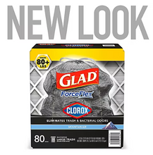 Bolsas de basura grandes con cordón Glad, 80 unidades/30 galones.