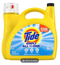 Tide Simply Liquid Laundry Detergent, Refreshing Breeze, 153 loads/200 fl. oz.