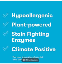 Detergente líquido para ropa ECOS con enzimas quitamanchas, lavanda, 230 lavados