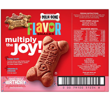 Galletas Milk-Bone Flavor Snacks para perros pequeños, golosinas crujientes con sabor para perros, 8 lb.