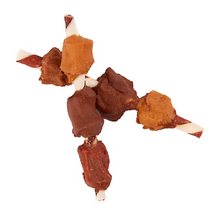 Golosinas para perros Good 'n' Fun Triple Flavor Kabobs de cuero crudo, 24 oz./36 ct.