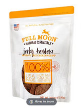 Golosinas para perros Full Moon totalmente naturales de calidad humana - Tiras de pollo deshidratado, 36 oz.