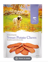 Golosinas masticables de batata para perros de Caledon Farms, 28 oz.