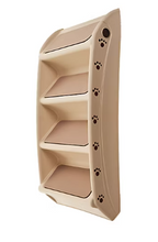 Escalera plegable para mascotas PETMAKER de 4 peldaños y 15 pulgadas - Beige
