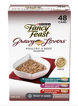 Purina Fancy Feast Gravy Lovers Poultry & Beef Variety Pack, 48 ct.