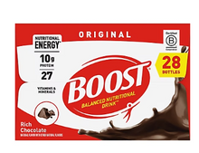 Batido nutricional Boost Original Rich Chocolate, 28 unidades/8 onzas líquidas.
