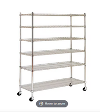 Berkley Jensen 48" 6-Shelf Steel Rack - Chrome