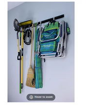 Riel de almacenamiento utilitario SafeRacks WallTrax, paquete de 2.