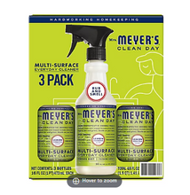 Limpiador multiusos de uso diario Mrs. Meyer's Clean Day - Aroma a verbena de limón, paquete de 3/16 oz.