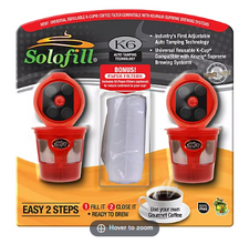 Solofill K6 Universal Refillable Brewing Pod Compatible With Keurig, 1.0 & 2.0 Brewing Systems