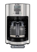 Mr. Coffee 12-Cup Programmable Coffee Maker with Rapid Brew System - Stainless Steel
