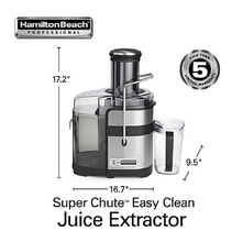 Hamilton Beach Professional Super Chute Easy Clean Juice Extractor