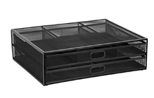 Mount-It! Mesh Monitor Riser with Drawers