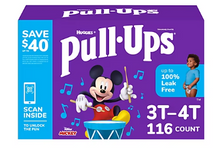 Huggies Pull-Ups, pañales de entrenamiento con diseños educativos para niños (seleccione la talla)