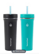 Vaso térmico Thermoflask de 946 ml (32 oz), paquete de 2 - Negro/Gris azulado