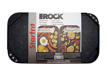 Parrilla y plancha reversible Starfrit The Rock de 19,5" x 11" - Negra
