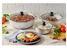 Juego de caldero Imusa de aluminio fundido, 3 ud.